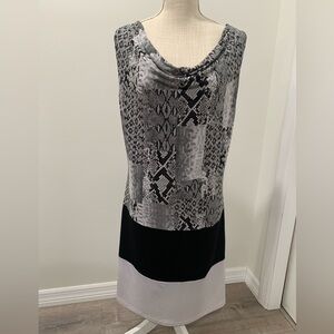 Michael Kors Black Gray dress Size Large